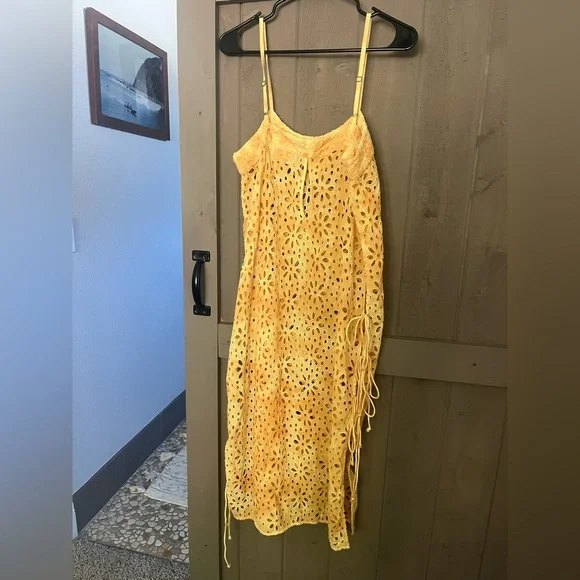 Jen’s Pirate Booty Flower Power midi cover up dress, S - Picture 3 of 8